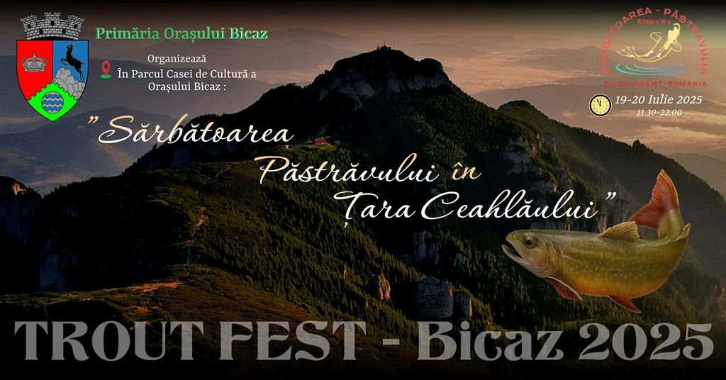 „Sărbătoarea păstrăvului în Țara Ceahlăului” la a III-a ediție