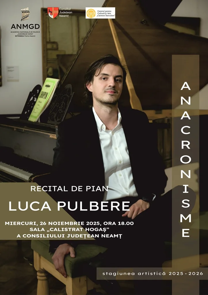 „ANACRONISME”, recital la pian – Luca PULBERE – fotografia 1