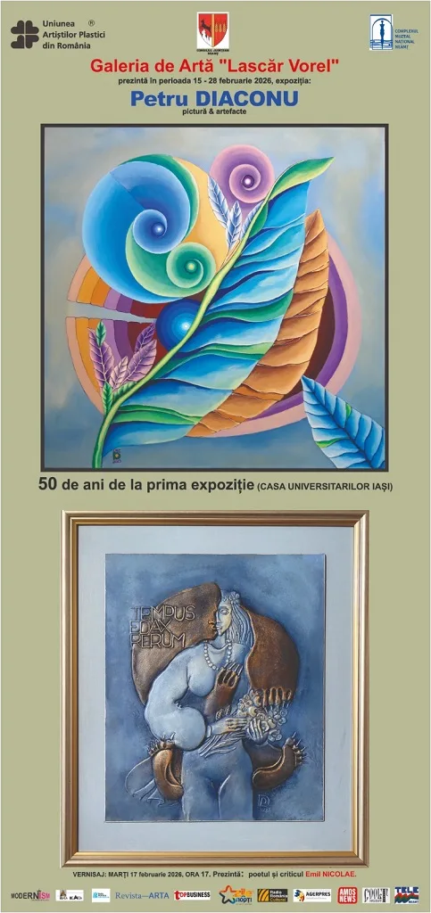 Expoziție – Galeriile de Artă „Lascăr Vorel” din Piatra-Neamț (artist: Petru Diaconu) – photo 1