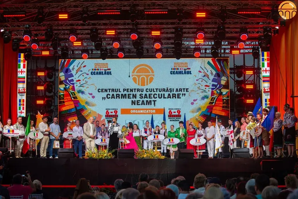 S-a încheiat cea de a XXVII-a ediție a festivalului internațional de folclor „Ceahlăul”