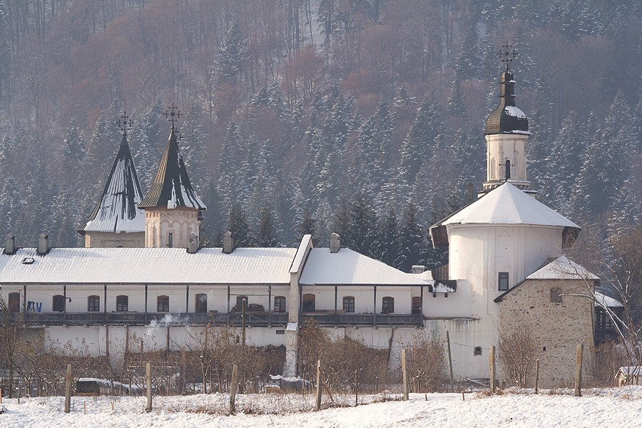 Secu Monastery during winter 2012