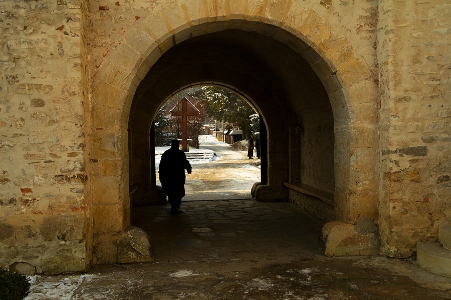 Secu Monastery during winter 2012