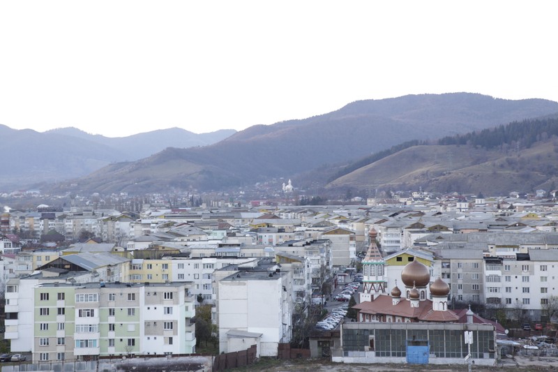 Orasul Piatra Neamt vazut de sus