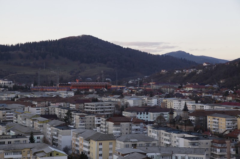 Piatra Neamt seen from above