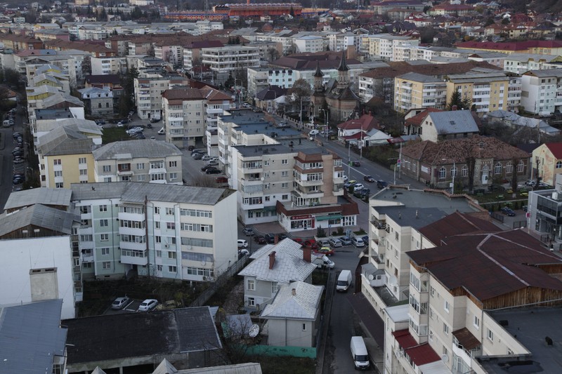 Piatra Neamt seen from above