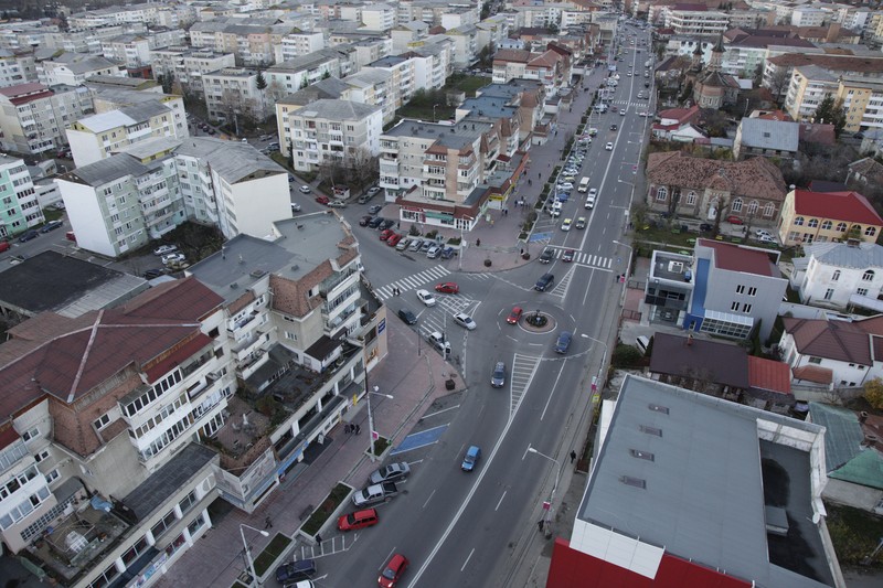 Piatra Neamt seen from above