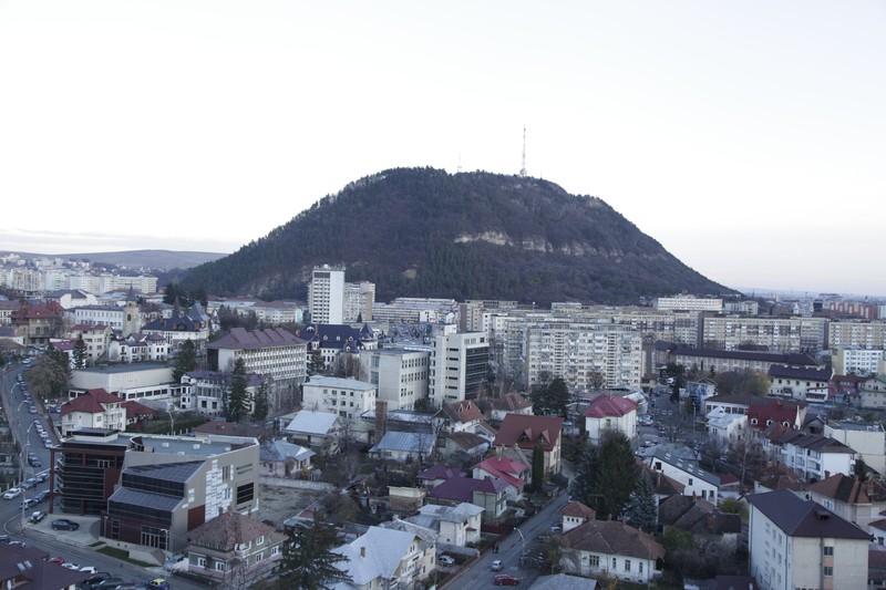 Piatra Neamt seen from above