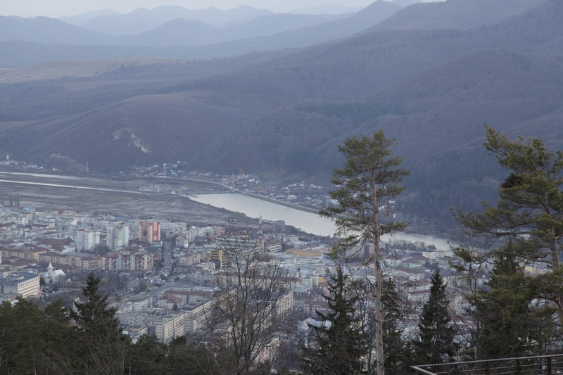 Piatra Neamt seen from above