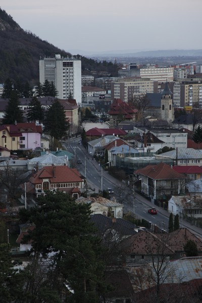 Piatra Neamt seen from above