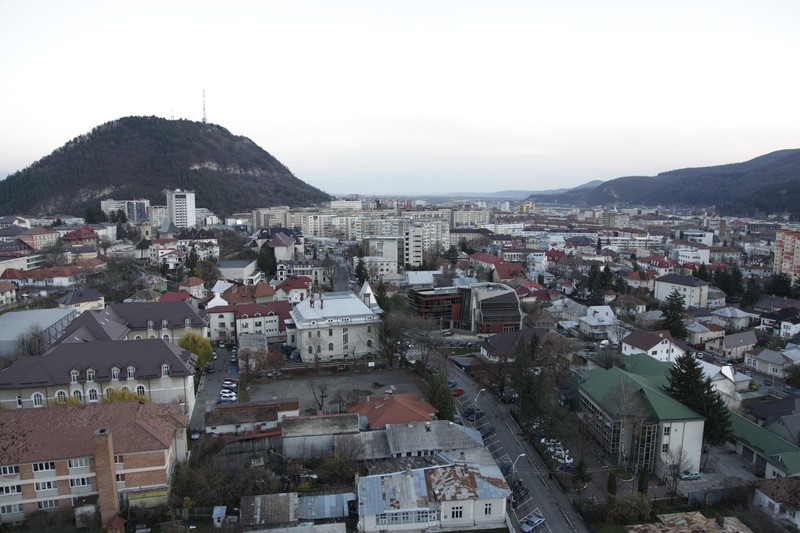 Piatra Neamt seen from above